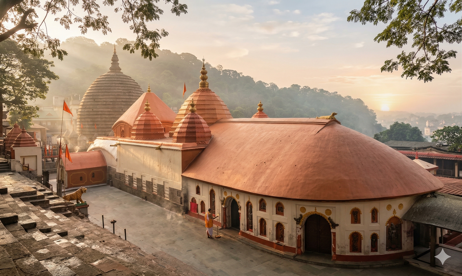 Kamakhya temple beehive dome architecture